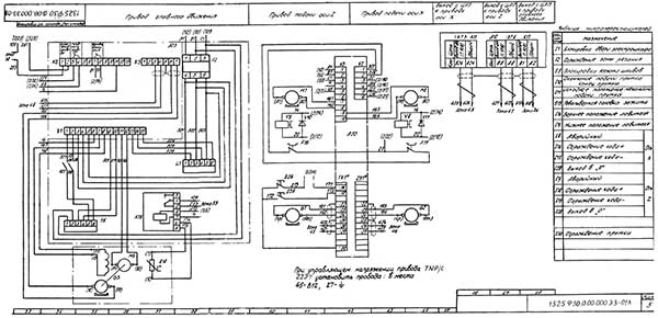 Схема електрична токарно-револьверного верстата 1325Ф30 Схема електрична токарно-револьверного верстата 1325Ф30